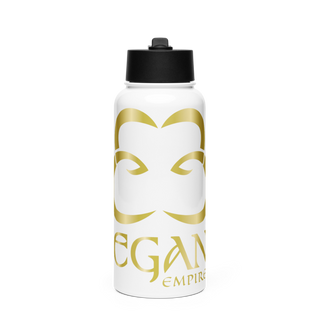 Egan Empire 30698142 Stainless Steel Water Bottle with a Straw Lid
