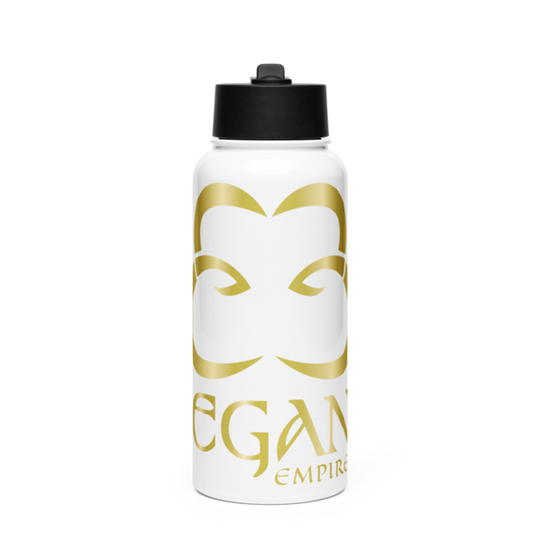 Egan Empire 30698142 Stainless Steel Water Bottle with a Straw Lid