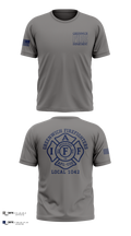 Greenwich Fire Local 1042 Old School Cotton Feel Shirt - 5