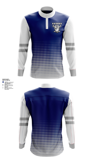 Quarter Zip Jacket, Brent Raiders, , Teamtime, Team time, sublimation, custom sports apparel, team uniforms, spirit wear, spiritwear, sports uniforms, custom shirts, team store, custom team store, fundraiser sports, apparel fundraiser