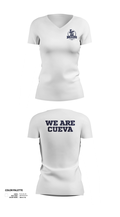 La Cueva Women's Short Sleeve V-neck Shirt - 30