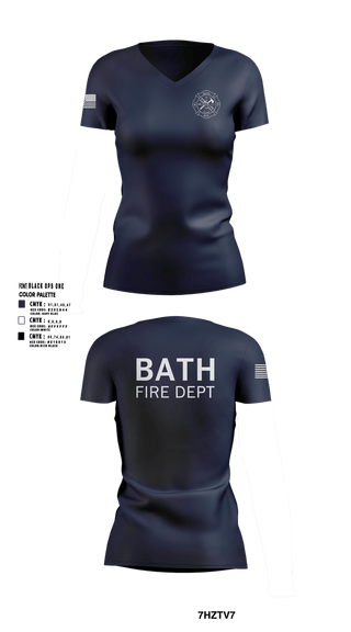 Womens Short Sleeve Vneck Shirt, Bath NH Fire Department, Fire Department, Teamtime, Team time, sublimation, custom sports apparel, team uniforms, spirit wear, spiritwear, sports uniforms, custom shirts, team store, custom team store, fundraiser sports, apparel fundraiser