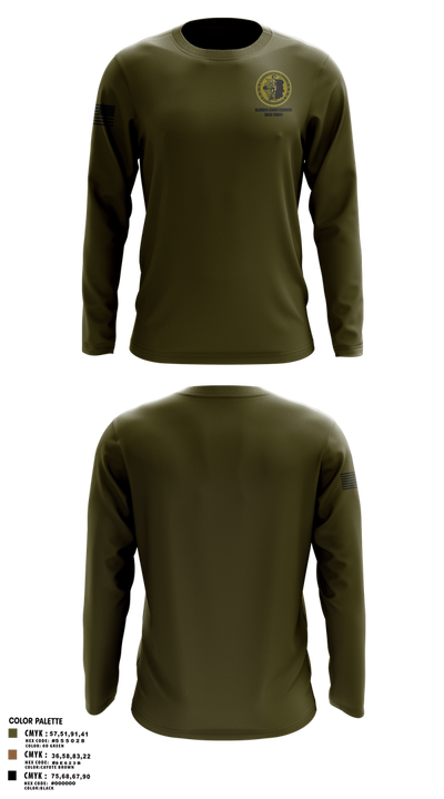 Illinois Counterdrug Task Force 54341154 Long Sleeve Performance Shirt 14