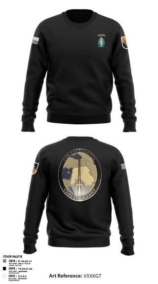 Crew Neck Sweatshirt, 5th Special Forces Group, , Teamtime, Team time, sublimation, custom sports apparel, team uniforms, spirit wear, spiritwear, sports uniforms, custom shirts, team store, custom team store, fundraiser sports, apparel fundraiser