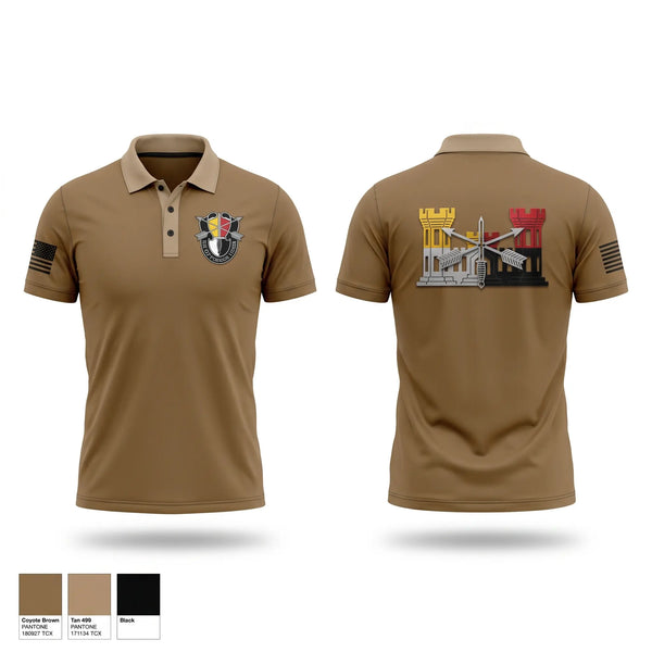 Short Sleeve Performance Polo, 3SFG Group Engineers, Army, Teamtime, Team time, sublimation, custom sports apparel, team uniforms, spirit wear, spiritwear, sports uniforms, custom shirts, team store, custom team store, fundraiser sports, apparel fundraiser