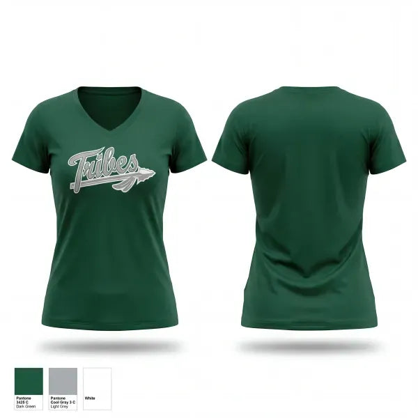 Womens Short Sleeve Vneck Shirt, Tribes, Softball, Teamtime, Team time, sublimation, custom sports apparel, team uniforms, spirit wear, spiritwear, sports uniforms, custom shirts, team store, custom team store, fundraiser sports, apparel fundraiser