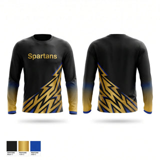 Long Sleeve Performance Shirt, Spartans, Cheer, Teamtime, Team time, sublimation, custom sports apparel, team uniforms, spirit wear, spiritwear, sports uniforms, custom shirts, team store, custom team store, fundraiser sports, apparel fundraiser