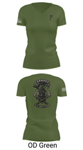 2-8 FA, C BTRY 92063825 Women's Short Sleeve V-neck Shirt - 48