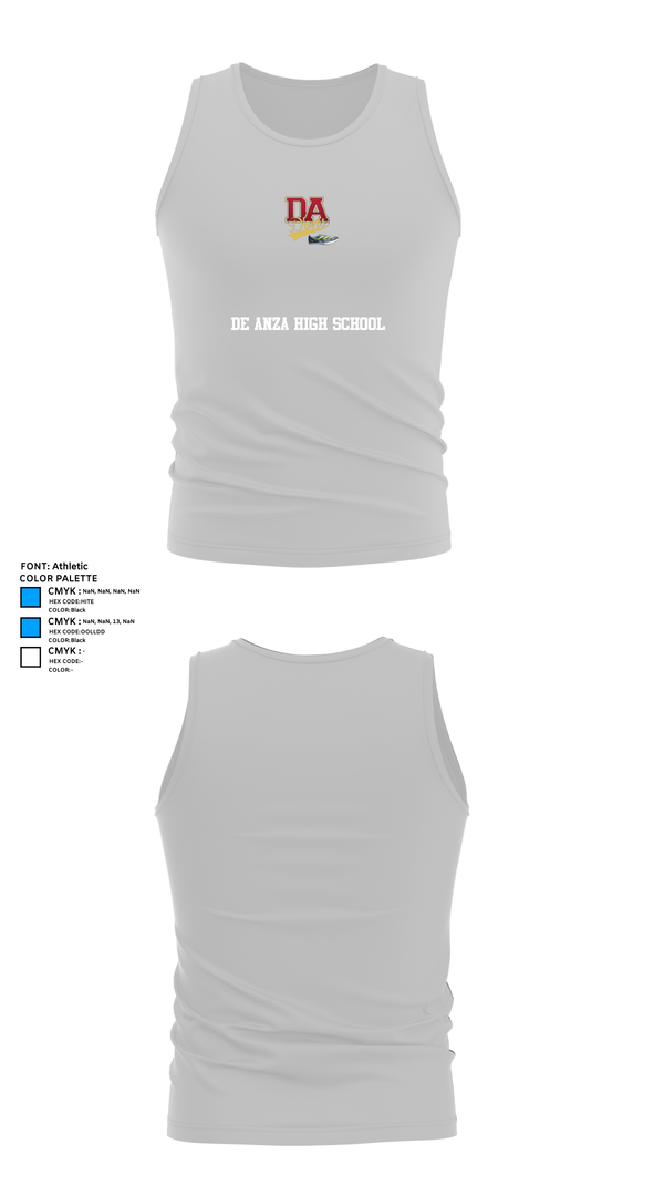 Tank Top, De Anza High School, Spirit Store, Teamtime, Team time, sublimation, custom sports apparel, team uniforms, spirit wear, spiritwear, sports uniforms, custom shirts, team store, custom team store, fundraiser sports, apparel fundraiser