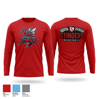 Long Sleeve Performance Shirt, Southern Ohio Stingers, Baseball, Teamtime, Team time, sublimation, custom sports apparel, team uniforms, spirit wear, spiritwear, sports uniforms, custom shirts, team store, custom team store, fundraiser sports, apparel fundraiser