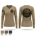 1192 EN CO Women's Long Sleeve V-neck Shirt - 1
