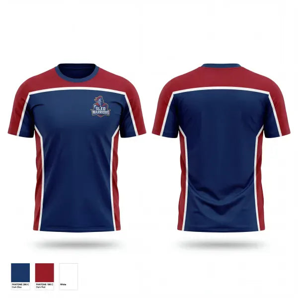 Short Sleeve Performance Shirt, Capital District Sled Warriors, Ice Hockey, Teamtime, Team time, sublimation, custom sports apparel, team uniforms, spirit wear, spiritwear, sports uniforms, custom shirts, team store, custom team store, fundraiser sports, apparel fundraiser