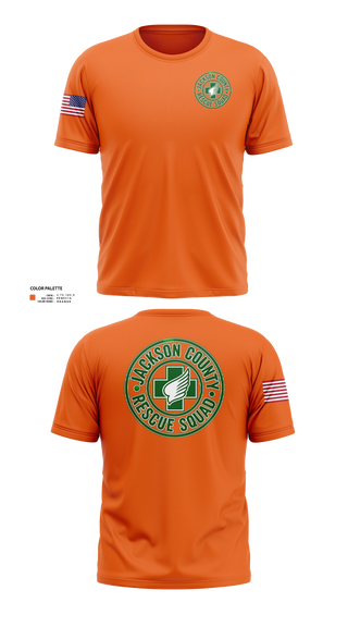 Short Sleeve Performance Shirt, Jackson County Rescue Squad, EMS/EMT, Teamtime, Team time, sublimation, custom sports apparel, team uniforms, spirit wear, spiritwear, sports uniforms, custom shirts, team store, custom team store, fundraiser sports, apparel fundraiser