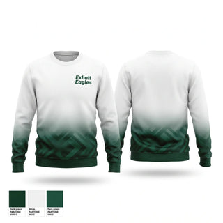 Crew Neck Sweatshirt, Exhalt Eagles, Cheer, Teamtime, Team time, sublimation, custom sports apparel, team uniforms, spirit wear, spiritwear, sports uniforms, custom shirts, team store, custom team store, fundraiser sports, apparel fundraiser