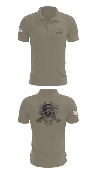 Short Sleeve Performance Polo, 380th Security Police Squadron, , Teamtime, Team time, sublimation, custom sports apparel, team uniforms, spirit wear, spiritwear, sports uniforms, custom shirts, team store, custom team store, fundraiser sports, apparel fundraiser