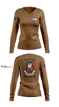 NRB 21376179 Women's Long Sleeve V-neck Shirt - 2
