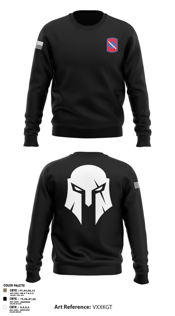 Crew Neck Sweatshirt, C TRP 1-134th, , Teamtime, Team time, sublimation, custom sports apparel, team uniforms, spirit wear, spiritwear, sports uniforms, custom shirts, team store, custom team store, fundraiser sports, apparel fundraiser