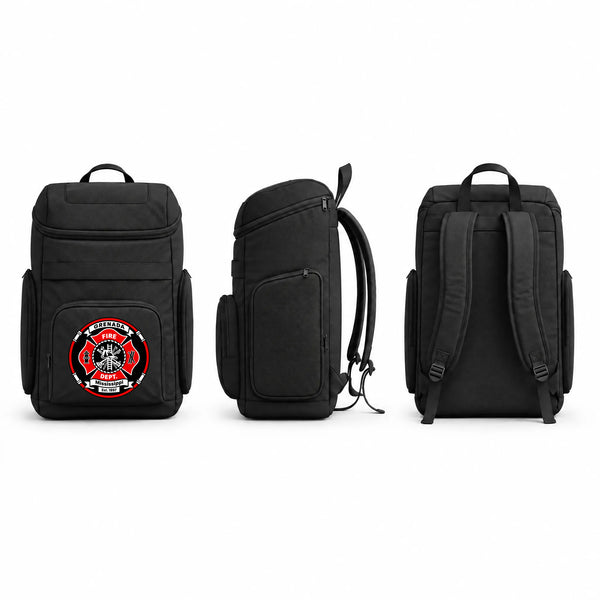 Gear Bag, Grenada Fire Department, Fire Department, Teamtime, Team time, sublimation, custom sports apparel, team uniforms, spirit wear, spiritwear, sports uniforms, custom shirts, team store, custom team store, fundraiser sports, apparel fundraiser