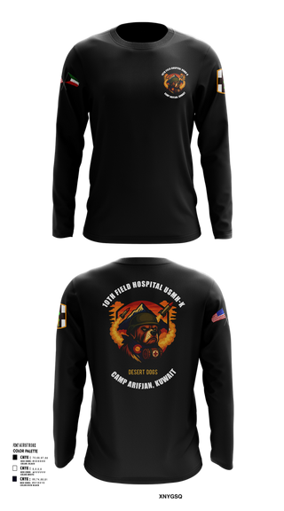 Long Sleeve Performance Shirt, 10th Field Hospital (FWD), , Teamtime, Team time, sublimation, custom sports apparel, team uniforms, spirit wear, spiritwear, sports uniforms, custom shirts, team store, custom team store, fundraiser sports, apparel fundraiser
