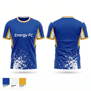 Soft Poly Tee Cotton Like Feel, Energy FC, Men's Soccer, Teamtime, Team time, sublimation, custom sports apparel, team uniforms, spirit wear, spiritwear, sports uniforms, custom shirts, team store, custom team store, fundraiser sports, apparel fundraiser