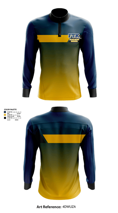 FTK for the kids basketball association 79180086 Quarter Zip Jacket - 1