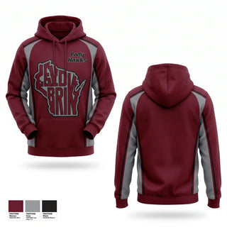 Hoodie, Lady Hawks, Softball, Teamtime, Team time, sublimation, custom sports apparel, team uniforms, spirit wear, spiritwear, sports uniforms, custom shirts, team store, custom team store, fundraiser sports, apparel fundraiser