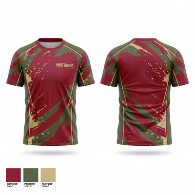 Mustangs Short Sleeve Performance Shirt - 1