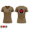 274th FRSD (Airborne) 26777019 Women's Short Sleeve V-neck Shirt - 1