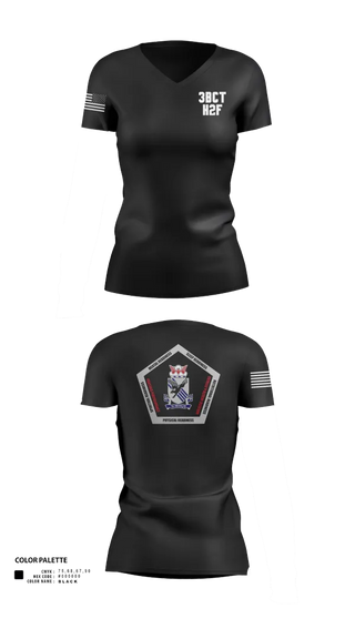 Womens Short Sleeve Vneck Shirt, 3BCT H2F, Army, Teamtime, Team time, sublimation, custom sports apparel, team uniforms, spirit wear, spiritwear, sports uniforms, custom shirts, team store, custom team store, fundraiser sports, apparel fundraiser