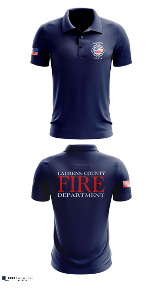 Short Sleeve Performance Polo, Laurens County Fire Department, Fire Department, Teamtime, Team time, sublimation, custom sports apparel, team uniforms, spirit wear, spiritwear, sports uniforms, custom shirts, team store, custom team store, fundraiser sports, apparel fundraiser