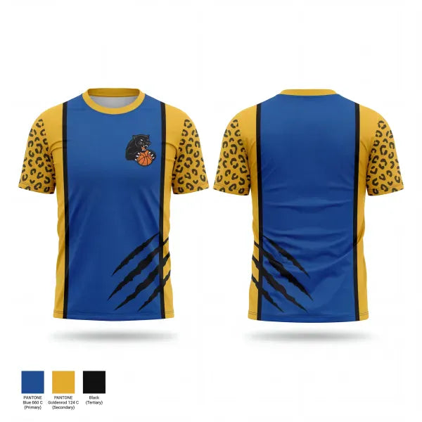 Short Sleeve Performance Shirt, Panthers, Men's Basketball, Teamtime, Team time, sublimation, custom sports apparel, team uniforms, spirit wear, spiritwear, sports uniforms, custom shirts, team store, custom team store, fundraiser sports, apparel fundraiser