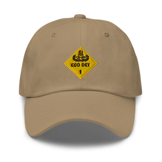 1st EOD DET 18111177 Classic Dad Hat | Yupoong 6245CM