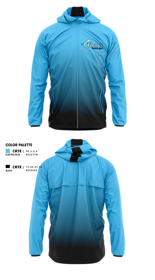 Windbreaker, Arrows, Softball, Teamtime, Team time, sublimation, custom sports apparel, team uniforms, spirit wear, spiritwear, sports uniforms, custom shirts, team store, custom team store, fundraiser sports, apparel fundraiser