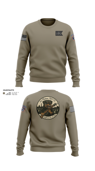Crew Neck Sweatshirt, Doghouse 1st Platoon Rottweilers, , Teamtime, Team time, sublimation, custom sports apparel, team uniforms, spirit wear, spiritwear, sports uniforms, custom shirts, team store, custom team store, fundraiser sports, apparel fundraiser