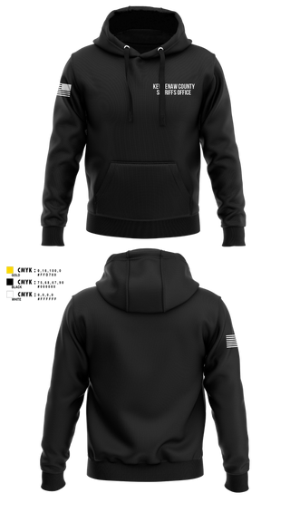 Hoodie, KEWEENAW COUNTY SHERIFFS OFFICE, Police, Teamtime, Team time, sublimation, custom sports apparel, team uniforms, spirit wear, spiritwear, sports uniforms, custom shirts, team store, custom team store, fundraiser sports, apparel fundraiser