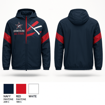 Grand Blanc All-Stars Windbreaker - 1