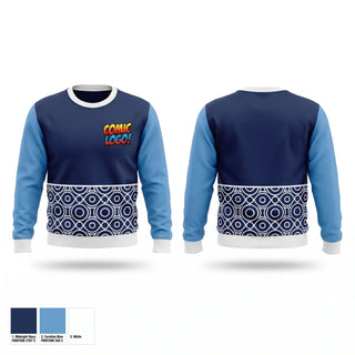 Crew Neck Sweatshirt, GRIDIRON, , Teamtime, Team time, sublimation, custom sports apparel, team uniforms, spirit wear, spiritwear, sports uniforms, custom shirts, team store, custom team store, fundraiser sports, apparel fundraiser