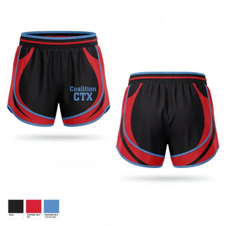 Womens Shorts, Coalition CTX, Softball, Teamtime, Team time, sublimation, custom sports apparel, team uniforms, spirit wear, spiritwear, sports uniforms, custom shirts, team store, custom team store, fundraiser sports, apparel fundraiser