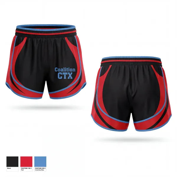 Womens Shorts, Coalition CTX, Softball, Teamtime, Team time, sublimation, custom sports apparel, team uniforms, spirit wear, spiritwear, sports uniforms, custom shirts, team store, custom team store, fundraiser sports, apparel fundraiser