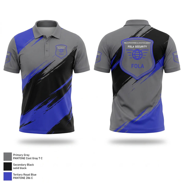 Short Sleeve Performance Polo, Field Operations and Logistics Agency, LLC, , Teamtime, Team time, sublimation, custom sports apparel, team uniforms, spirit wear, spiritwear, sports uniforms, custom shirts, team store, custom team store, fundraiser sports, apparel fundraiser