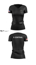 PWCPD E Central 49877170 Women's Short Sleeve V-neck Shirt - 3