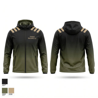 Windbreaker, Federal Recovery LLC, Marines, Teamtime, Team time, sublimation, custom sports apparel, team uniforms, spirit wear, spiritwear, sports uniforms, custom shirts, team store, custom team store, fundraiser sports, apparel fundraiser