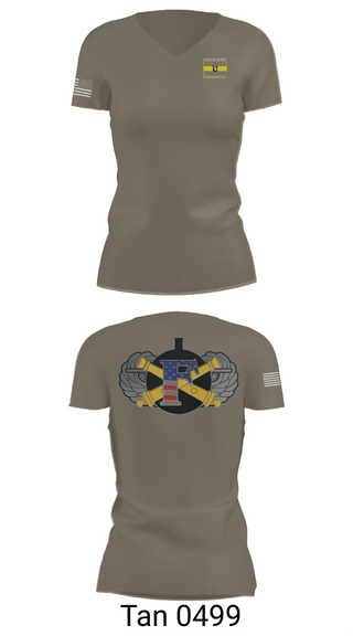 Womens Short Sleeve Vneck Shirt, Freedom FSC, 1-320th FAR, Army, Teamtime, Team time, sublimation, custom sports apparel, team uniforms, spirit wear, spiritwear, sports uniforms, custom shirts, team store, custom team store, fundraiser sports, apparel fundraiser