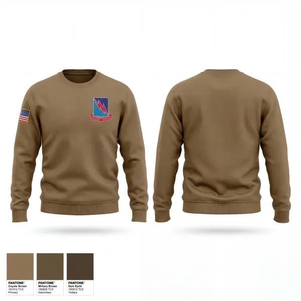 Crew Neck Sweatshirt, 323rd military intelligence battallion, Army, Teamtime, Team time, sublimation, custom sports apparel, team uniforms, spirit wear, spiritwear, sports uniforms, custom shirts, team store, custom team store, fundraiser sports, apparel fundraiser