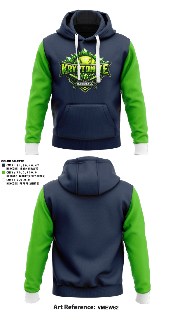 Hoodie, Kryptonite, Baseball, Teamtime, Team time, sublimation, custom sports apparel, team uniforms, spirit wear, spiritwear, sports uniforms, custom shirts, team store, custom team store, fundraiser sports, apparel fundraiser