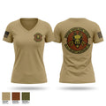 914th AIRCRAFT MAINTENANCE SQUADRON Women's Short Sleeve V-neck Shirt - 1