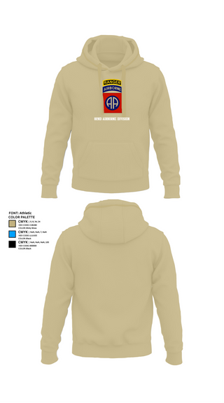 Hoodie, 82nd airborne Division, , Teamtime, Team time, sublimation, custom sports apparel, team uniforms, spirit wear, spiritwear, sports uniforms, custom shirts, team store, custom team store, fundraiser sports, apparel fundraiser