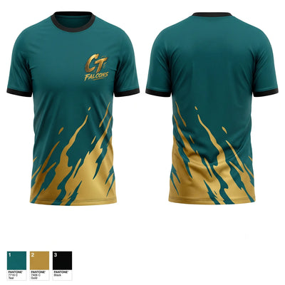 Ct falcons Short Sleeve Performance Shirt - 1