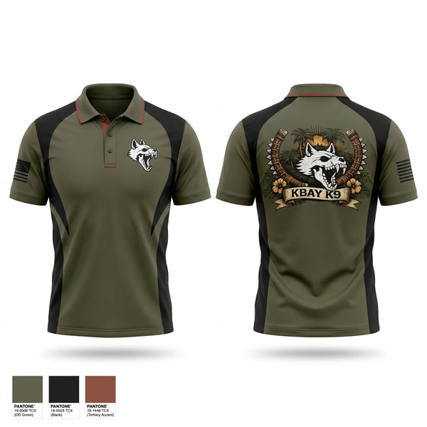 Short Sleeve Performance Polo, MCB HAWAII PMO K9, Marines, Teamtime, Team time, sublimation, custom sports apparel, team uniforms, spirit wear, spiritwear, sports uniforms, custom shirts, team store, custom team store, fundraiser sports, apparel fundraiser