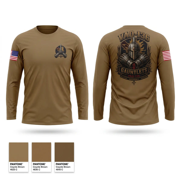 Long Sleeve Performance Shirt, Gauntlets, Navy, Teamtime, Team time, sublimation, custom sports apparel, team uniforms, spirit wear, spiritwear, sports uniforms, custom shirts, team store, custom team store, fundraiser sports, apparel fundraiser